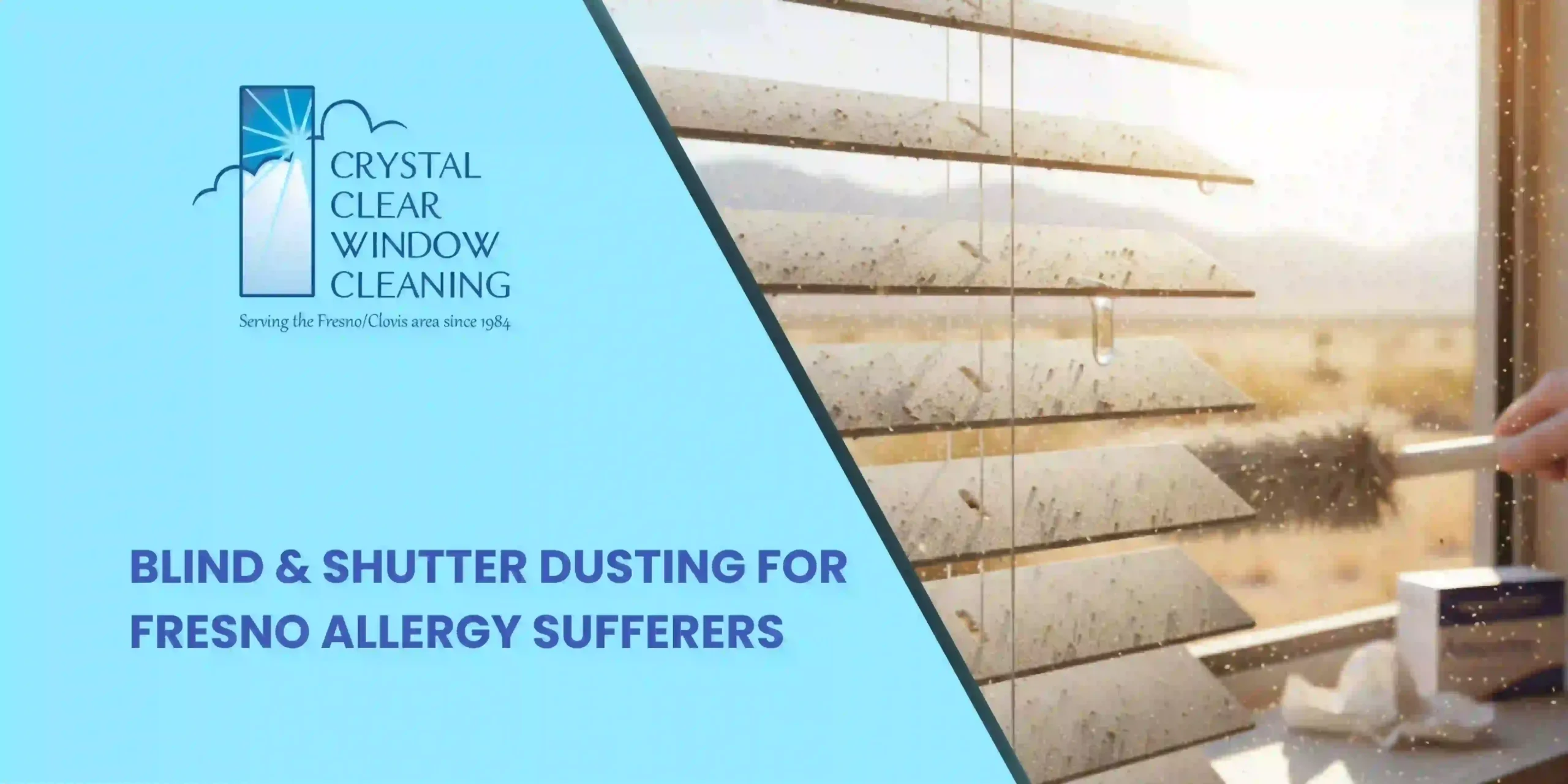 Blind & Shutter Dusting for Fresno Allergy Sufferers