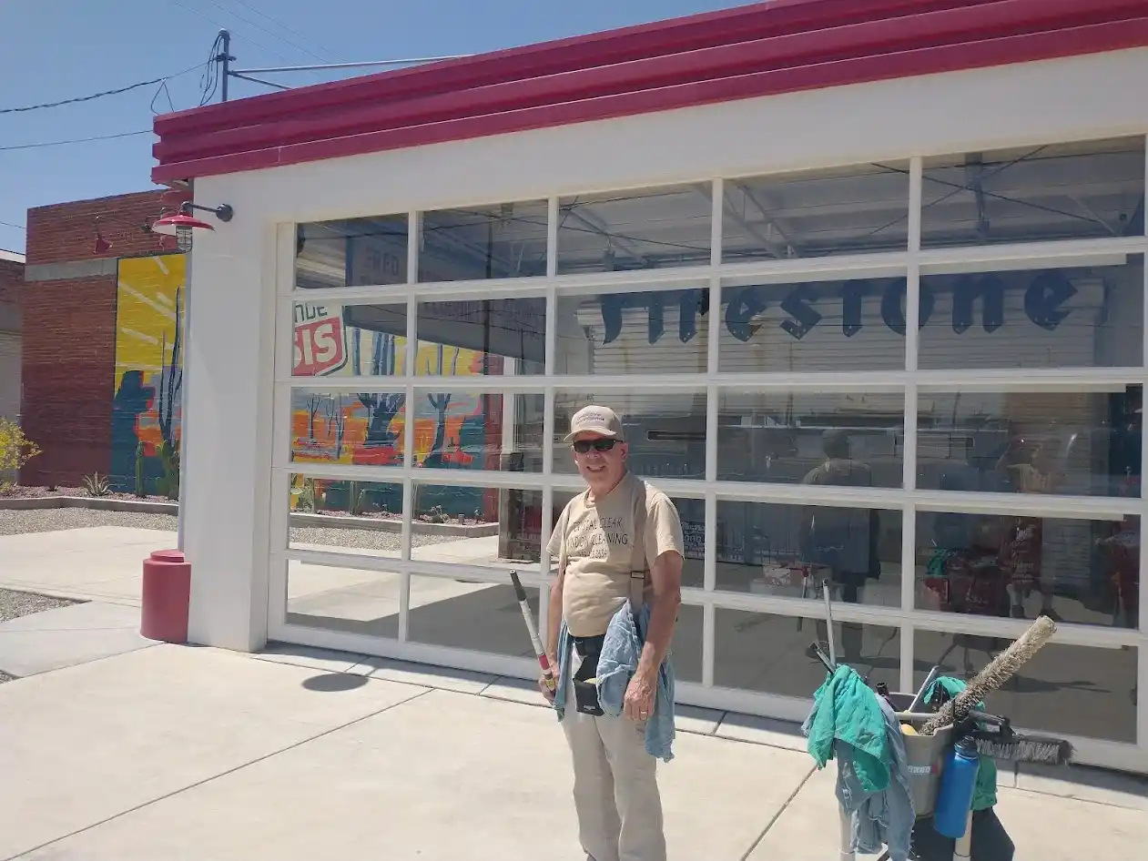 Historic Gas Station Windows